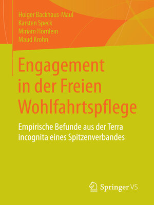 cover image of Engagement in der Freien Wohlfahrtspflege